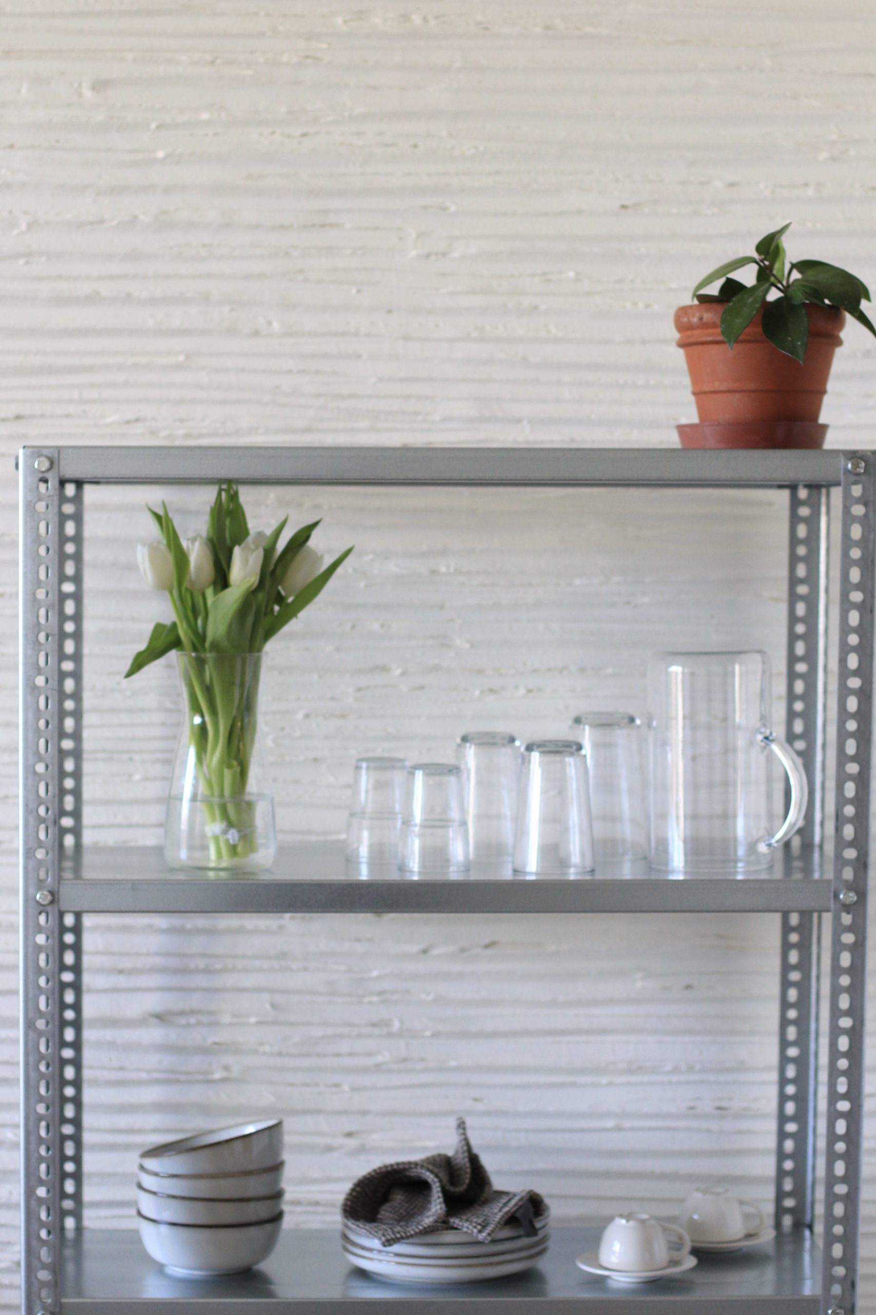 smart space shelf - stainless